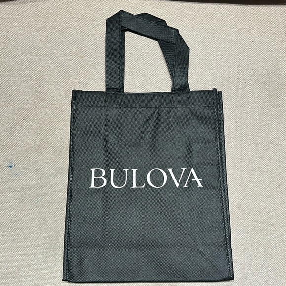 Black Bulova canvas bag
